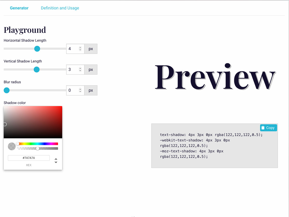 Free online CSS generators - {css}magician
